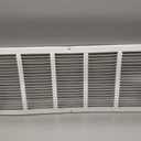 30"W x 6"H Return Air Grille [Duct Opening Size], Steel HVAC Return Air Vent Cover for Wall & Ceiling, White Powder-Coated Rust-Resistant AC Cold Air Return, Outer Dimensions 31.75"W x 7.75"H