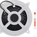 New PS5 CPU Cooling Fan, Internal Cooler Fan Replacement for Sony PlayStation 5 PS5 Series 12V 2.15A 23 Blades