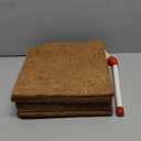 3X-Thick Nesting Pads for Chicken Coop (12"x12") with Cleaning Brush, 7 Reusable Chicken Bedding and 7 Moisture-Proof Liners, Biodegradable & Washable Hen Nesting Box Pads for Egg Protection & Hygiene