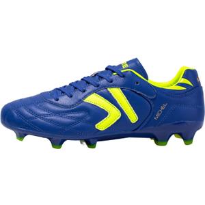 KELME Soccer Cleats Men Pro Calfskin Leather Soccer Shoes Outdoor Firm Multi Ground Football Sneaker Unisex Adult