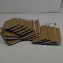 CRUGLA 12x10x4 White Shipping Boxes Set of 15, White Corrugated Cardboard Boxes for Small Business Shipping Mailing Packing