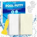 Pool Putty - 2 Part Epoxy Pool Putty for Leaks Underwater or Above, 10oz Pool Leak Sealer for Fixing Leaks, Cracks, Epoxy Pool Repair Kit for Tile, Concrete, Fiberglass, Cement and Other Surfaces