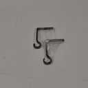 2pcs Metal Wall Hook Plant Hanging Basket Hook Bracket Home Outdoor Decoration Hook