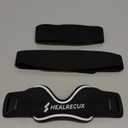 Patellar Tendon Support Strap, Silicone Patella Knee Strap, Non-Slip Patella Band Knee Brace for Jumpers Knee, Tendonitis, Basketball, Volleyball - Black 1 Pack