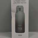 Momcozy Portable Milk Warmer for Travel  Dual Heating Modes for Breast Milk & Water, Portable Bottle Warmer with Fast Heating & Long Battery Life, 17 Ounces Large Capacity to Meet Your All-Day Needs (Gradual Change of Green)