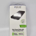 Zgear Slim Power Bank 10,000 mAh with DUAL Charging Ports