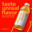 vitaminwater Zero Sugar Rise Orange Nutrient Enhanced Flavored Water Beverage, 20 fl oz Bottles, 12 Pack