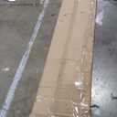 NTC Inno Wooden Bed Frame with Headboard, Solid Oak and Rubber Wood Foundation with Silent Slats and Wood Central Supports, 1000 Lb Capacity, Effortless Assembly, King - Dark Walnut