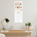 2 x Wall Calendar 2026 Vertical Monthly Wall Calendar 12 Month Hanging Wall Planner8.3" X 11.7 ", Thick Paper, Cute Design (Beige)