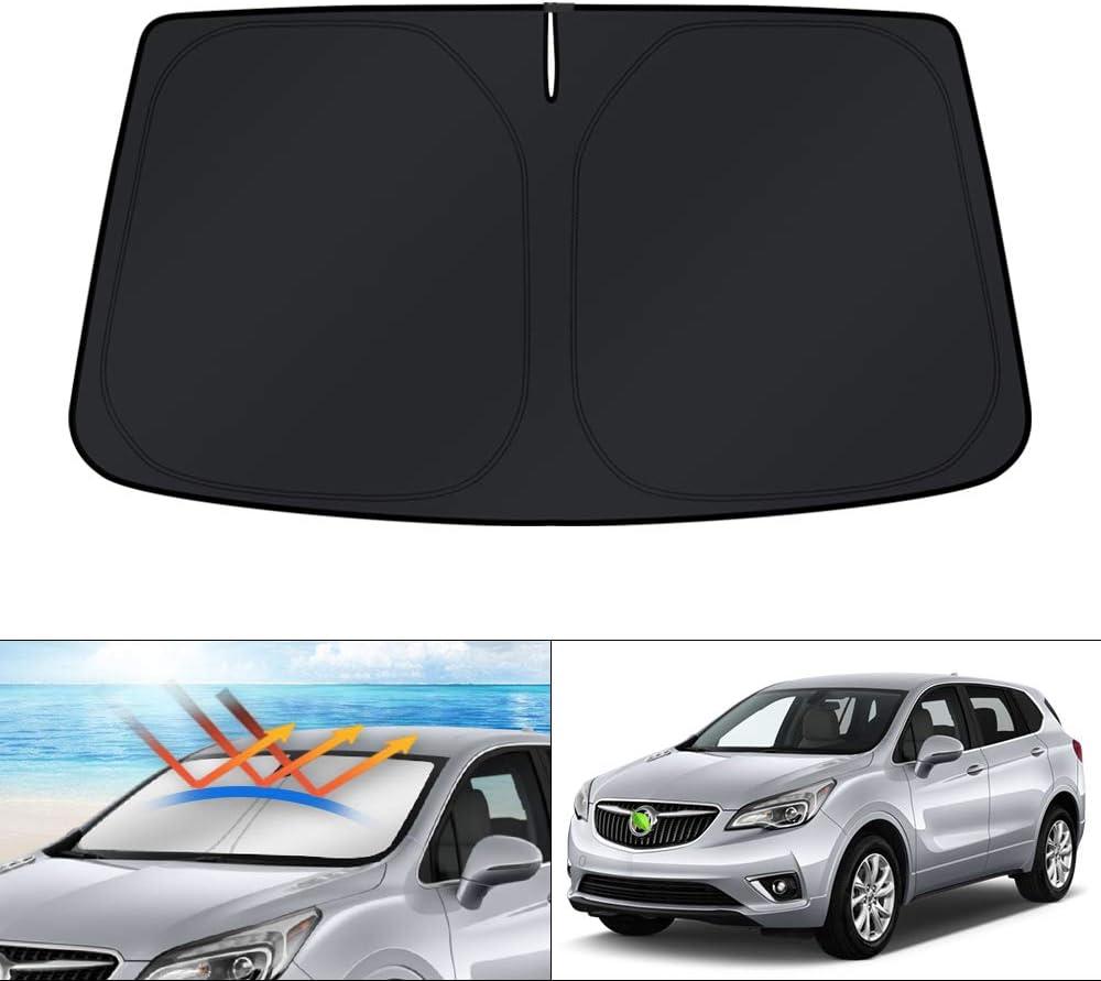KUST Windshield Sun Shade for Buick Envision 2016-2020 Accessories Sunshade Sun Visor Sun Shield Protector Foldable Keeps Your Vehicle Cool