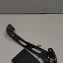 Custom Satin Slotted Rear Brake Lever with Pedal pad for '18-Later Softail Models - Billet Aluminum Construction (Black), BG7192