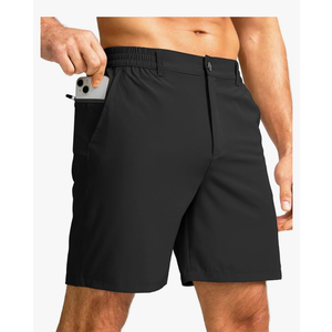 Men's Casual Shorts 7" Lightweight Golf Shorts for Men Stretch with 3 Pockets Quick Dry Breathable Work Shorts, 2XL
