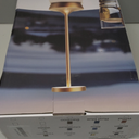 YHT Cordless Rechargeable Table Lamp - 6000mAh Outdoor LED Battery Operated Table Light - Portable Waterproof Dimmable Table Lamps for Restaurant Dining Bedroom Bars Home Patio (Bronze 2P)