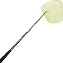 RESTCLOUD Bait Net and Fishing Landing Net with Telescoping Pole Handle Extends to 59 inches (Yellow)