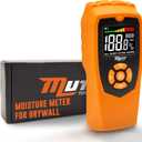 Mutt Tools Pinless Moisture Meter for Drywall  Non-Destructive Wood Moisture Meter for Walls, Wood and Masonry  Detects up to 2 Inches Below the Surface