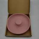 Big Size Silicone Donuts Pan Non-stick Cake Baking Molds for Bagel and Doughnut (8 Inch Pink)
