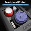 Cup Holder Insert Fit for Kia EV9 2024 2025 Center Console Cup Holder Protection Interior Decoration Accessories