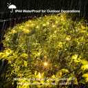 Christmas Net Lights Outdoor 120 LED 6ftx5ft Christmas Decorations Light ,8 Modes Connectable Waterproof Net Mesh Lights for Xmas Trees, Bushes, Wedding, Garden, Outdoor, Indoor Decor (Warm White)