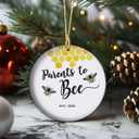 Parents to Be Ornament 2025 Pregnancy Announcement Expecting Parents Keepsake New Parents Ceramic Holiday Decor (V17)