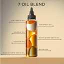 Carol's Daughter Goddess Strength 7 Oil Blend Scalp and Hair Oil for Waves, Coils and Curls, Hair Treatment with Castor Oil, 4.2 Fl Oz