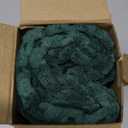 Kevin Textile Christmas Decorative Pillow Covers Set of 2 Striped Plush Corduroy Pillows Pillowcases Boho Home Decor Cushion Covers for Couch Sofa Bed Living Room 18x18 Inch, Army Green