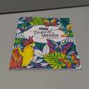 Crayola Tropical Garden Adult Coloring Book (40pgs), Adult Coloring Pages, Stress Relief Activity, Gift for Teens & Adults, 9+