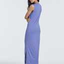 Real Essentials 3 Pack: Women'sTank Maxi Long T-Shirt Dress with Pockets - Soft Casual Lounge (Available in Plus Size) (XL)