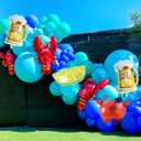 8Pcs Giant Crawfish Crab Foil Balloons/Crawfish Boil Party Supplies/Beer Balloons for Lobster Lovers Party Decorations/Seafood Boil Party Supplies/Marine Animal Balloons/Summer Sea Pool Party Favors