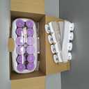 Conair Hot Rollers for Long, Medium & Short Hair, 12 Ceramic Flocked 1-Inch and 1-Inch Heated Hair Rollers with Clips, Hot Curlers for Women, Volume & Curls