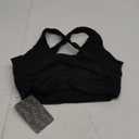 Sports Bras for Women Criss-Cross Back Padded Workout Tank Tops Medium Support Crop Tops for Women, Small