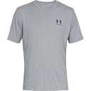 Under Armour Men's Sportstyle Left Chest Short-Sleeve T-Shirt , Steel Light Heather (036)/ Black , 3X-Large
