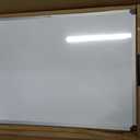 Amazon Basics Large Magnetic Dry Erase Whiteboard with Aluminum Frame, Pen Tray, Wall Mountable, 35.4" x 23.6", for School, Classroom, Office & Home