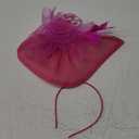 DRESHOW Women Fascinator Hats Tea Party Hat Vintage Pillbox Hat Headband for Cocktail
