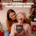 Graphene-Infused Instant Heating Pad with 3M Thinsulate, Ergonomic Weighted Heating Pad for Neck and Shoulders and Back, Heated Neck Wrap w/ 6 Heat Options 4 Auto Timer, Christmas Gifts for Women Men (22''x18'' Blue)