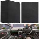 20PCS Black Disposable Car Floor Mats 19.6x15.7 Inch Heavy-Duty Automotive Floor Protectors for Car Wash & Detailing - Non-Slip Vehicle Interior Protector Fits SUV/Truck