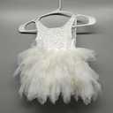 white baby dress(size not mentioned)