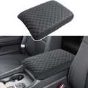 PIMCAR Center Console Cover for 2023-2025 2026 Honda Pilot, 2024 2025 2026 Honda Ridgeline/Passport Customized Armrest Cover Leather Interior Accessories