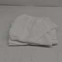 Nanspring White Linen Sheer Curtains 52x84 Long 2 Panels Set for Living Room Bedroom 