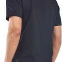 NORTHYARD Men's Cotton Shirts Heavyweight Short Sleeve Casual T-Shirts with Chest Pocket Work Wear (Black, XXL)