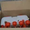 Automatic Chicken Waterer with 10 Drinking Cups and Hose ExtensionsHose Adapters -Ideal for Chicks, Ducklings, Pigeons and Other Poultry. (Without Float Control, With Float Control)