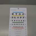 PVC Eye Chart, Upgraded Snellen Eye Chart for Eye Exams 