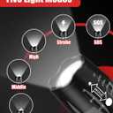 Victoper LED Flashlight 2 Pack, Bright Tactical Torch High Lumens with 5 Modes, Waterproof Zoomable Flash Light, Christmas Stocking Stuffers Gifts for Men, Hunting Camping Essentials Gear (Black)