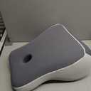kaobbfacai Intimacy Wedge Pillow for Couples, Memory Foam Cushion-Gray