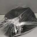 KGORGE Water Absorbent Bathroom Rugs - Black Bath Mat Non-Slip Thick Shaggy Floor Cover Quick Drying Shower Carpet for Toilet Shower Kitchen Gifts, 47 x 24