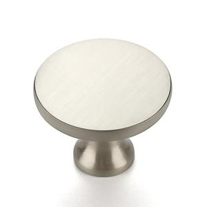 Ravinte 29 Pack 1-1/4 Inch Brushed Nickel Round Kitchen Cabinet Knobs,Zinc Solid Drawer Pulls, Cabinet Handles for Cupboard, Dresser, Closet and Bathroom, Modern Cabinet Hardware for Cabinets