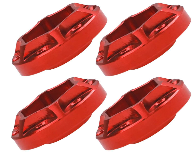 ShareGoo Aluminum 12mm Wheel Hex Hub Extension Adapter Compatible with 1.9 2.2inch Beadlock Wheel Rim Axial SCX10 TRX4 Gen7 D90 1/10 RC Crawler Car (6mm)