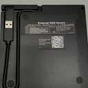 External DVD Drive USB 3.0 USB C CD Burner CD/DVD +/-RW Optical Drive, Slim Portable DVD CD ROM Rewriter Writer Duplicator for Laptop Desktop PC Windows 11/10/8/7 MacBook Mac Linux OS Apple