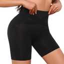 High Waisted Underwear Tummy Control Shapewear Shorts for Women Soft Butt Lifting Body Shaper Under Dress Boyshorts, Large