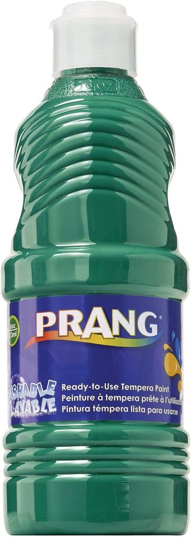 Prang Ready-to-Use Washable Tempera Paint, 16-Ounce Bottle, Green (10704), Pint (Pack of 12) Prang Ready-to-Use Washable Tempera Paint, 16-Ounce Bottle, Green (10704), Pint (Pack of 12)