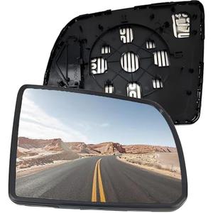 Passenger Right Side Mirror Replacement for Toyota Sequoia 2008-2017, for Tundra 2007 2008 2009 2010 2011 2012 2013 2014 2015 2016 2017 2018 2019 2020 Rear view Mirrors Glass with Heated